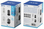 &Scaron;viestuvas lubų GTV Resto, GU10, 1 x 20 W, juoda sp.