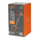 Prekė su pažeista pakuote, Akumuliatorinis sniego valytuvas Daewoo DAST 3421Li, 34 cm