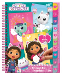 Lipdukai, rinkinys Totum Gabbys Dollhouse Sticker By Number, įvairių spalvų