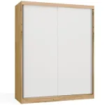 Spinta Iga 160 B, balta sp./artisan oak sp., 61 cm x 160 cm x 200 cm