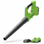 Akumuliatorinis lapų pūstuvas Greenworks G24ABK2
