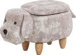 Pufas Beliani Doggy, smėlio sp., 36 cm x 62 cm x 38 cm