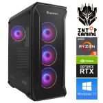 Stacionarus kompiuteris Intop Ryzen 5 5600X, 3 TB, DDR4 16 GB, SSD+HDD 1 TB 2 TB, Nvidia GeForce RTX 5070 12 GB GDDR7, Windows 11 Pro