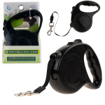 Automatinis pavadėlis TG63398, juodas, 3 m