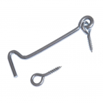 Kabliukas Domax 8873 K-100 201, sidabro sp., 10 cm x 1.7 cm