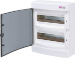 Modulinis skydas ETI ECT24PT, vir&scaron;tinkinis, IP40, 24 mod., balta sp./juoda sp.