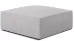 Pufas Micadoni Home Ruby Structured, &scaron;viesiai pilka sp., 93 cm x 93 cm x 40 cm