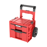 Įrankių dėžė su ratukais Qbrick Pro 2.0 Plus, 52 cm x 41.5 cm x 66 cm, raudona sp.