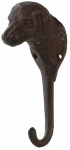 Drabužių kabliukas Dog, 7.3 cm x 4.7 cm, ruda sp.