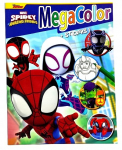 SPALVINIMO KNYGELĖ MARVEL SPIDEY IR DRAUGAI SU MEGA SPALVOTAIS ŽMOGAUS-VORŲ LIPDUKAIS