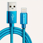 Greito įkrovimo USB laidas, Mėlyna