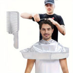 Plaukų Kirpimo Apsiaustas Skėtis, 1 vnt., Barber Cape + Barber Comb