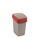&Scaron;iuk&scaron;liadėžė Curver Flip Bin 25l, pilka/raudona