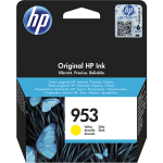 HP 953 Genuine Yellow Ink Cartridge for HP OfficeJet Pro 8710/8715/8720 (F6U14AE)