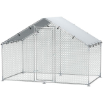 Vi&scaron;tidė 5&ndash;8 vi&scaron;toms, stogo danga, užrakinamos durys, plieninis rėmas, 5,1 m&sup2;, 3 x 1,7 x 1,9 m, Sidabras