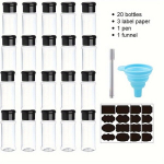 5/10/15/20 Vnt. Indeliai Prieskoniams Plastikinis Virtuvės Rinkinys ,  20 druskos plaktuvų