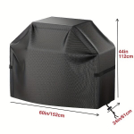 1 vnt vandeniui atsparus kepsninės uždangalas BBQ grillai , 60L x 24W X 44H