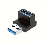 OTG adapteris USB3.0 į Type-c USB U-formos 10Gbps. , Moteris &ndash; Vyras 90&deg;