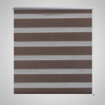 Žaliuzė, roletas Zebra, 40 x 100 cm, kavos spalvos