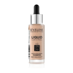 Matinis makiažo pagrindas Eveline Liquid Control HD Mattifying Drops Foundation 32 ml, 040 Warm Beige