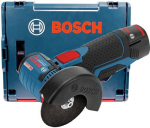 Bosch Professional GWS 12V-76 kampinė &scaron;lifuoklė + 2 akumuliatoriai 3,0Ah + L-BOXX 75mm skersmuo - 06019F200B