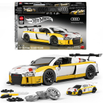 MATTEL BRICK SHOP HOT WHEELS Elite Audi R8 LMS konstruktorius