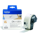brother popierinės etiketės 29 mm x 90 mm, baltos, 400 vnt., dk11201, skirtos ql spausdintuvams