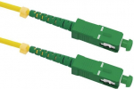 &bdquo;Qoltec&ldquo; optinio pluo&scaron;to jungiamasis kabelis SC/APC &ndash; SC/APC | Vienmodis | 9/125 | G652D | Simplex | 3 m