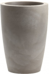 Vazonas, pilkas NICOLI Vivaio Basso Tylus Matt, 40 x 30 cm - 21 L