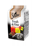 Sheba Fresh&Fine su vi&scaron;tiena, antiena ir jautiena, 6x50 g