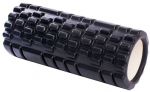 Masažinis cilindras Eb Fit, 33 cm, juodas
