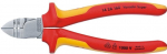&Scaron;oninio kirpimo žnyplės su nužievinimu Knipex