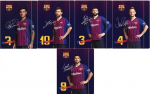 Fc Barcelona A4 aplankas su gumyte