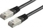 Roline Patchcord S / FTP (PiMF) kat. 6, czarny, 0,3 m (21.15.1315)