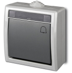Skambučio jungiklis Elektro-Plast Aquant, pilkas (1205-10)