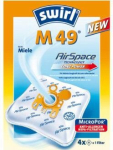 Dulkių siurblio mai&scaron;eliai Swirl M49 EcoPor didelė filtracija 4 mai&scaron;eliai + 1 filtras