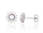 Sidabriniai auskarai moterims DiamondSky &bdquo;Moon Charm XIII&ldquo; DS02A830