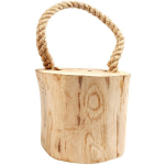 Durų atrama medžio gabalo pavidalu, 15 cm