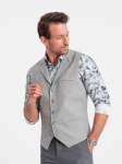Liemenė vyrams Ombre Clothing 124325-7, pilka