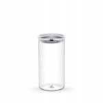 Stiklinis indelis su metaliniu dangteliu, 1300 ml, WILMAX Stiklinis indelis su metaliniu dangteliu 1300 ml