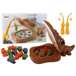 Magnetinis žuvų gaudymo žaidimas Lean Toys, rudas