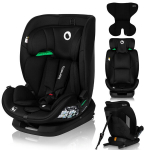 Lionelo Lavender i-Size Black Carbon automobilinė kėdutė, 9-36 kg, 76-150 cm, juoda