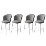 Baro kėdės rinkinys (4 vienetai) Fora - Grey, White