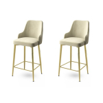 Baro kėdė (2 vienetai) Enox - Cream, Gold