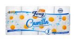 Tualetinis popierius Foxy Camilla, 8 vnt., Foksas, Camilla 8 vnt. tualetinio popieriaus rulonai