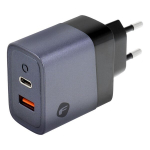 Įkroviklis Forcell F-Energy (1xUSB-C 1xUSB 4A 45W) juodas