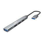 &Scaron;akotuvas USB 3.0, 4 jungčių, juodas, Marvo