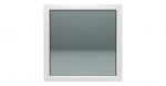 Uždarytas PVC langas 900*930 baltas/baltas Arutech Best Windows