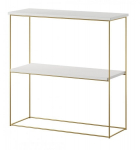 Lentyna ADRK Furniture Toni, balta/auksinė