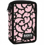 Dvigubas pie&scaron;tukų dėklas su priedais "backup 6" - "nude Hearts"